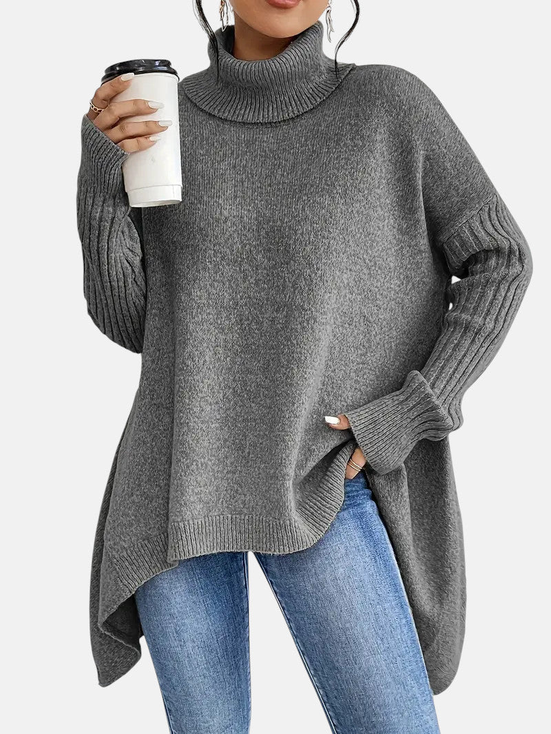 BRIGITTE | LONG TURTLENECK SWEATER