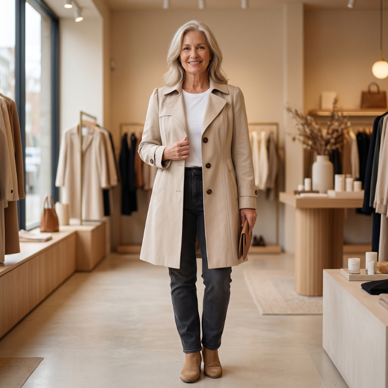 Olivia | Elegant Vintage Summer Coat