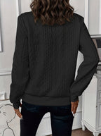 Charlotte | Cozy Zip-Up Cable Knit Sweater