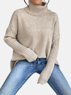 BRIGITTE | LONG TURTLENECK SWEATER