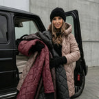 Claire | Quilted Hooded Long Coat