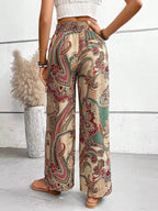 Olivia™ | Vintage Printed Wide-leg Pants