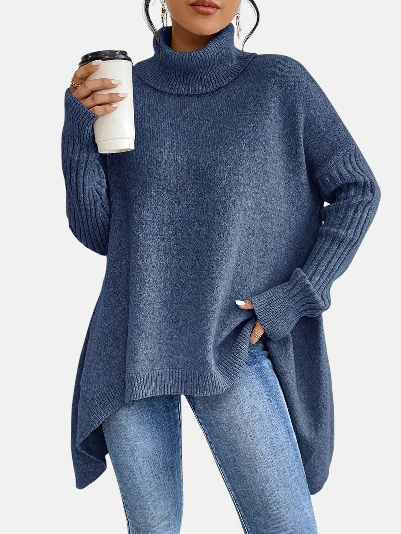 BRIGITTE | LONG TURTLENECK SWEATER