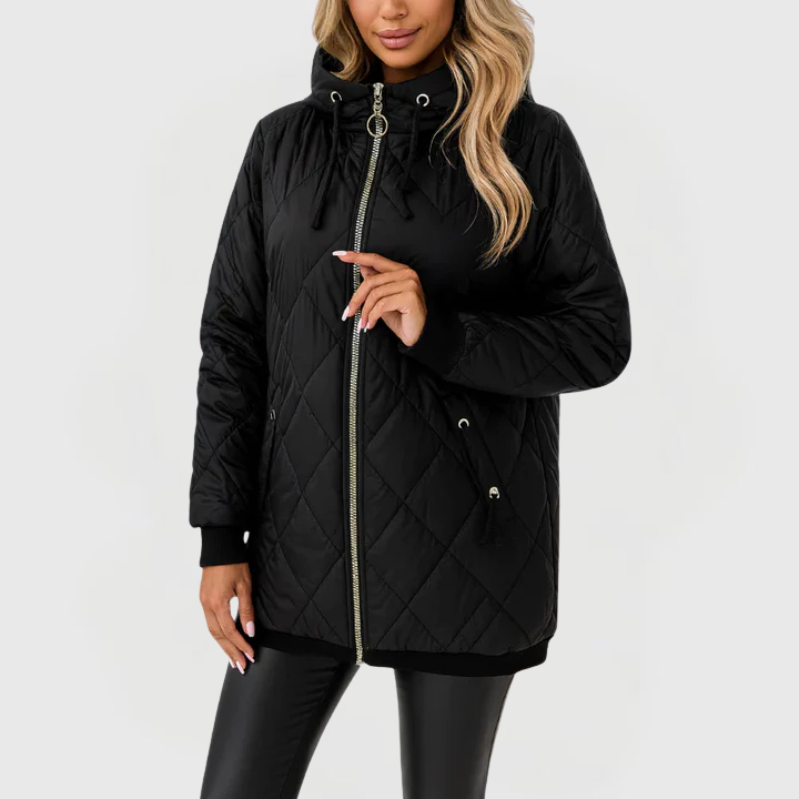 Lauren | Quilted Hooded Coat