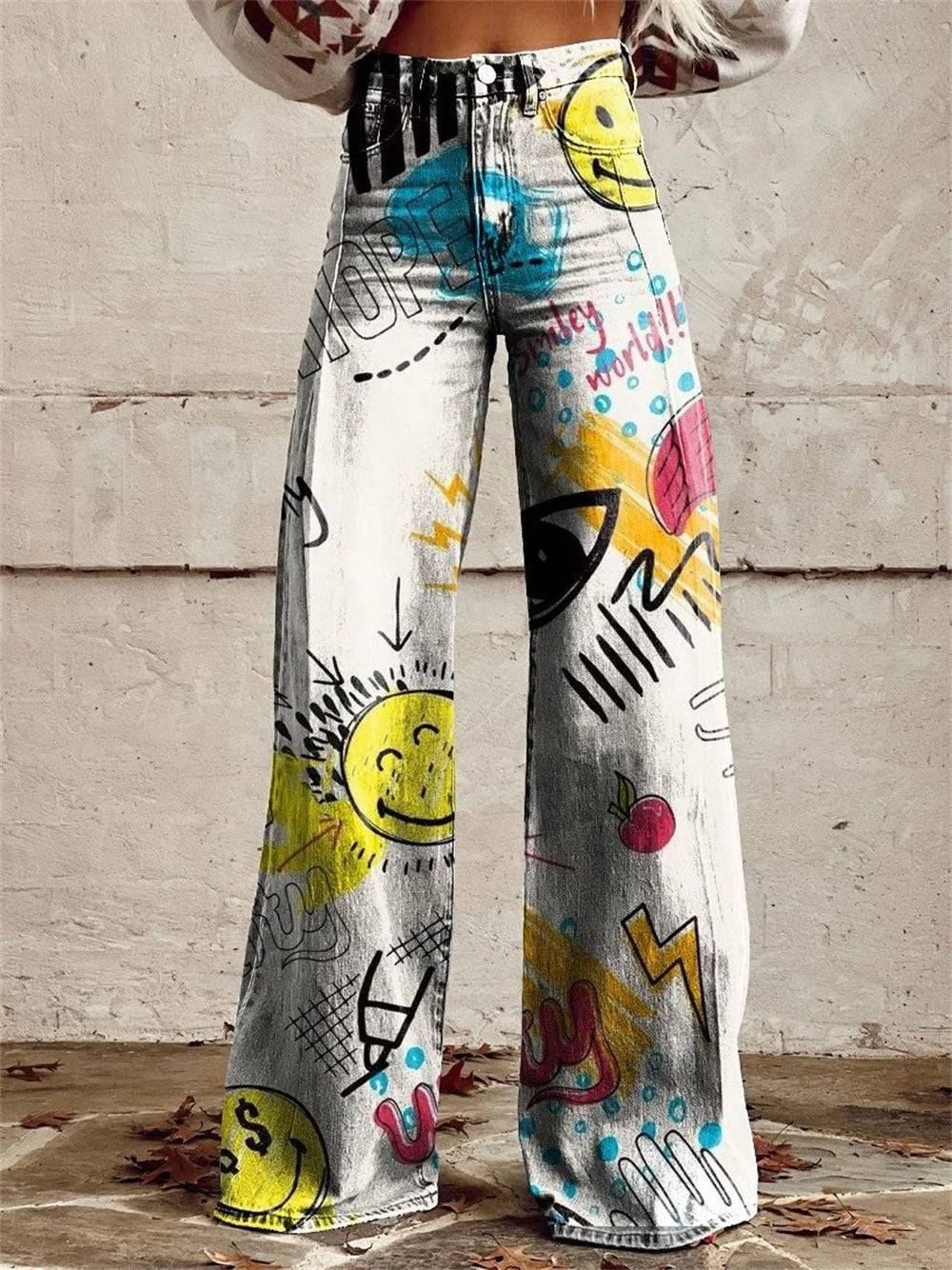 Hannah™ | High Waisted Wide Leg Pants