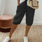 LUI™ | LIGHT COTTON-LINEN SHORTS