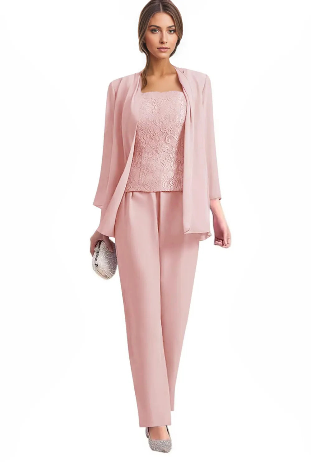 Elegant 3-Piece Formal Pant Suit